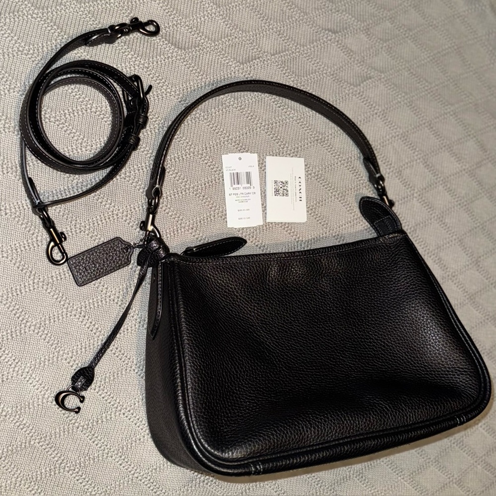 coach Cary crossbody - gunmetal/black